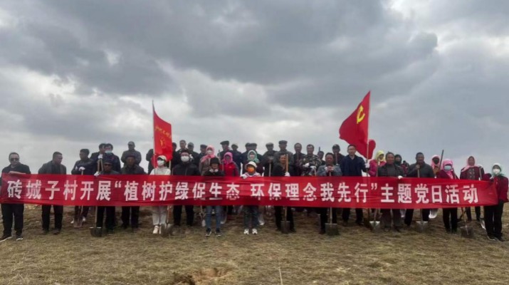 爭(zhēng)當(dāng)綠色使者、生態(tài)先鋒 ——集團(tuán)駐村工作隊(duì)組織幫扶村開展義務(wù)植樹主題黨日活動(dòng)